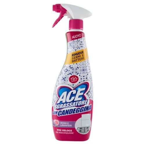 ACE SGRASSATORE CON CANDEGGINA ROSA E LAVANDA 600 ML