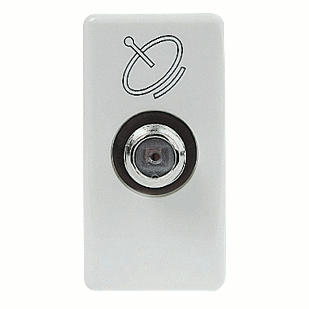PRESA COASSIALE SAT 'SYSTEM' Passante 5dB - Bianco - GEWISS