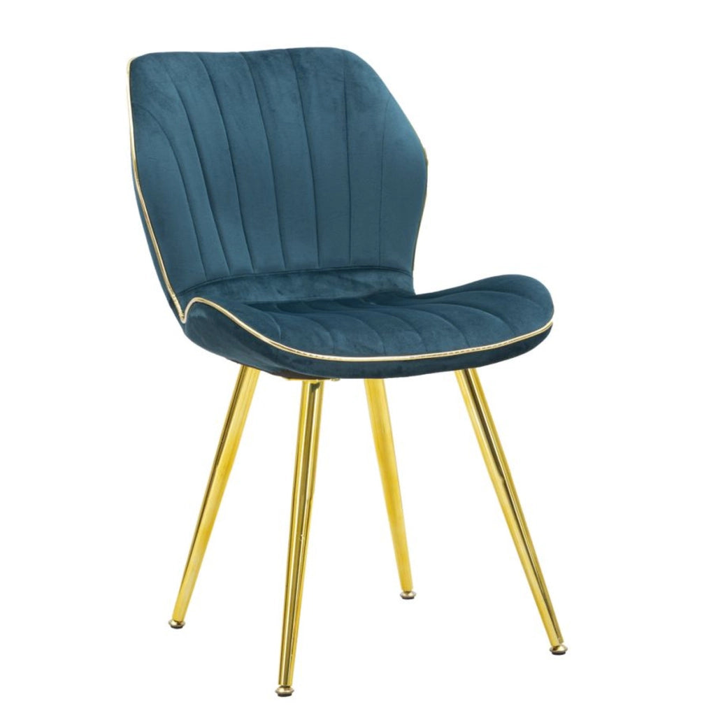 Set di 2 Sedie VKH384, Ottanio, Metallo, 46x58x77 cm