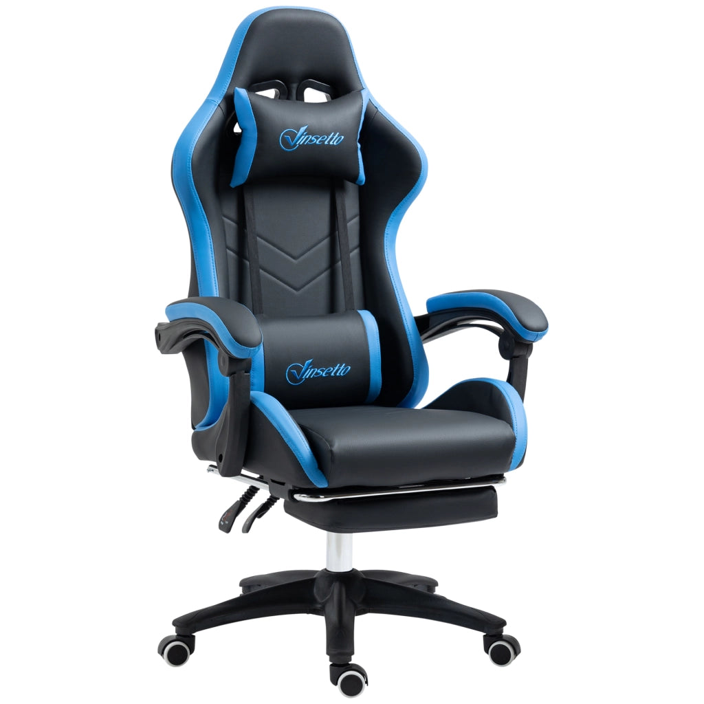 Sedia da Gaming ¨C Minimal ¨C Blu e Nero