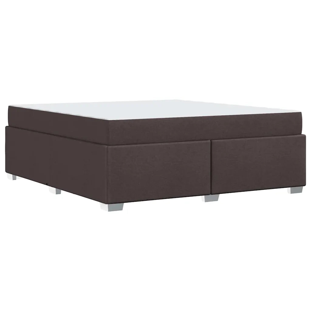 Struttura del letto Marrone Scuro 180 x 200 cm Tessuto
