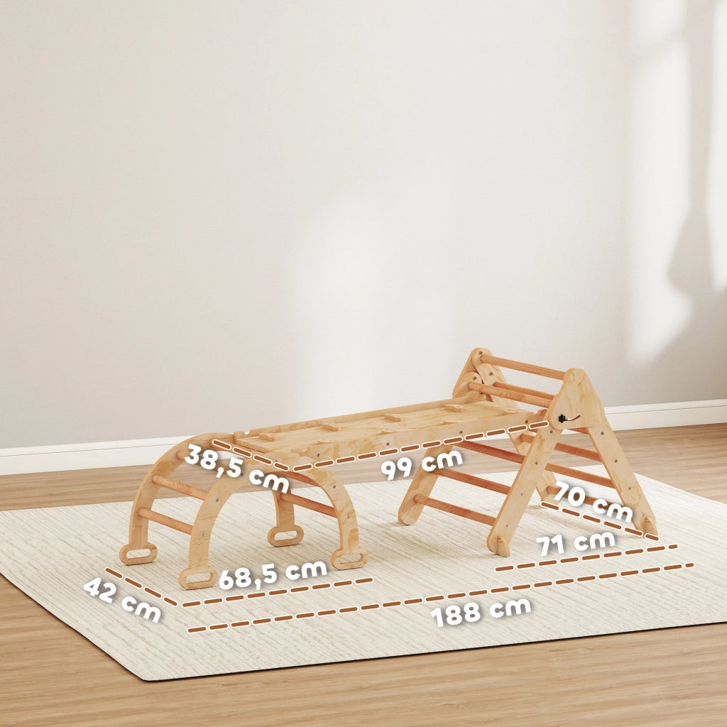 Gioco per bambini 7 in 1 ¨C Minimal ¨C legno, pieghevole