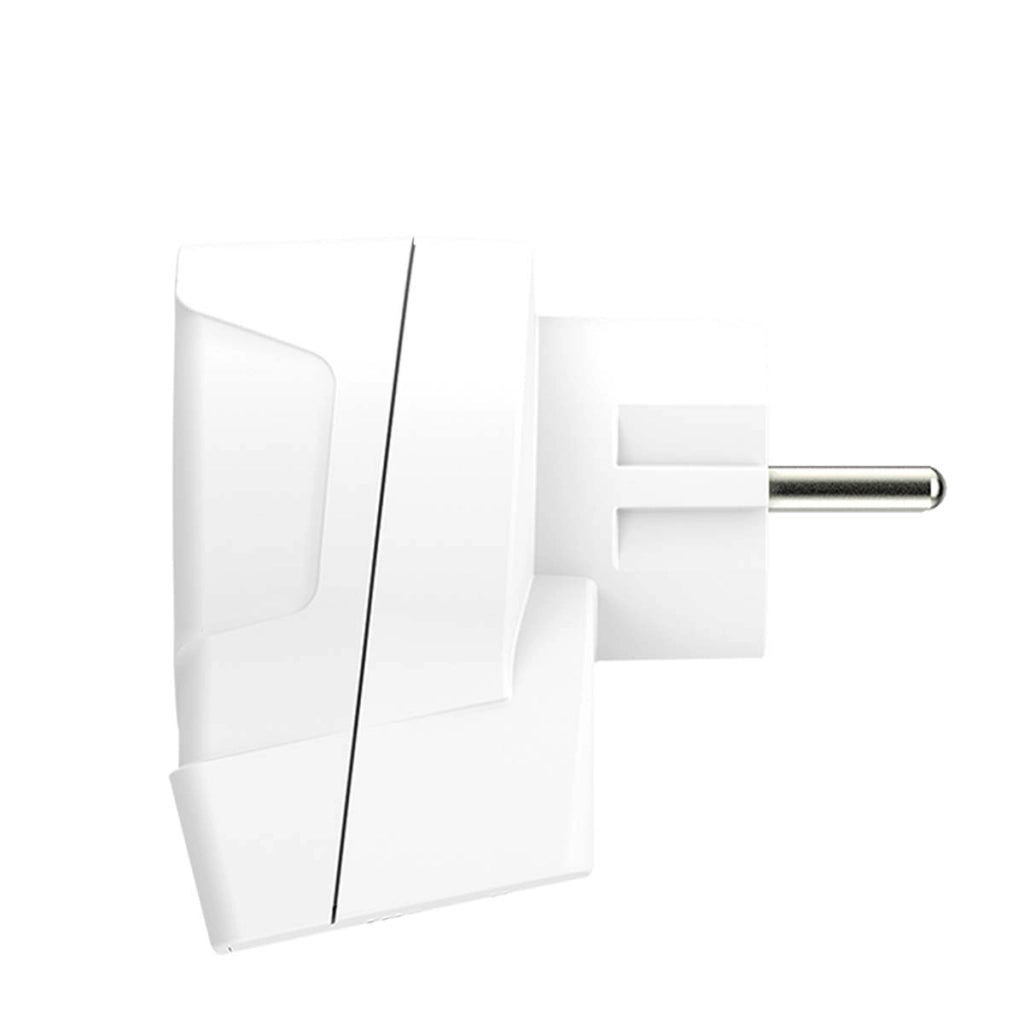 Adattatore di rete Europa a 2 USB-A 4000W Bianco Skross
