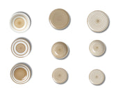 Set 18 pezzi fantasia mista mix e match cerchio