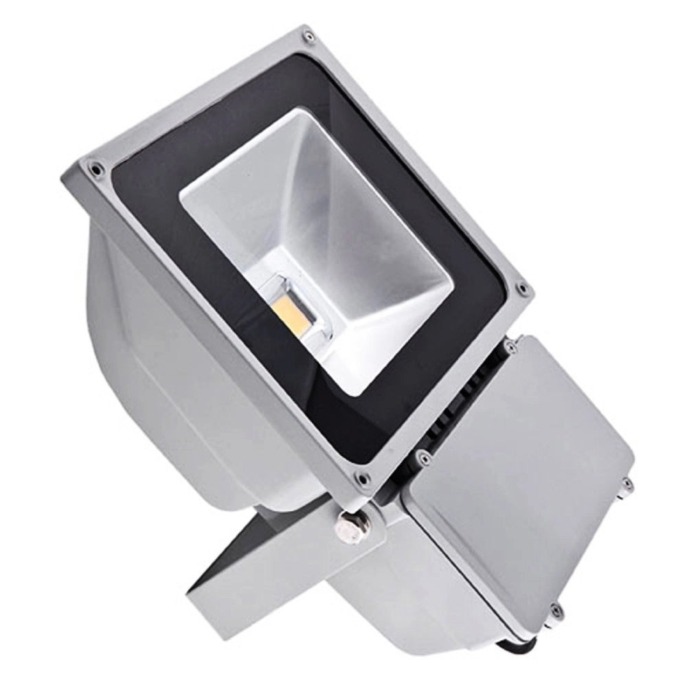Trade Shop - Faro Faretto A Led Ultra Slim A Luce Calda Fredda Rgb Da Per Esterno Ip65 220v - -bianco Freddo-80 Watt -slim    -