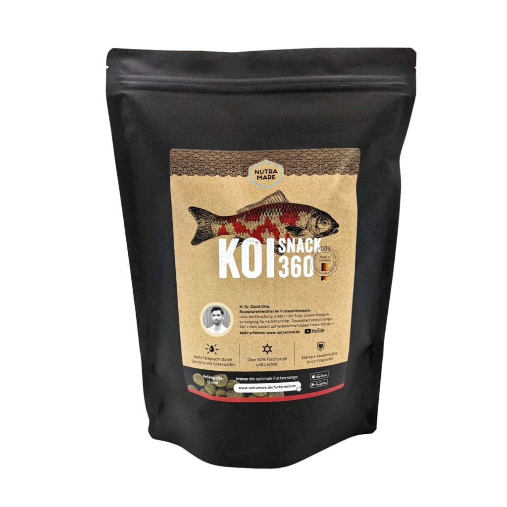 Nutramare Koi360 Snack Chips Ø2,5mm 1,2kg - leccornie Premium affondanti per carpe