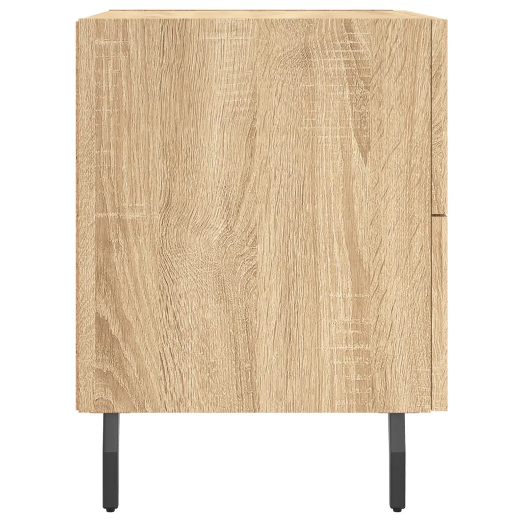Comodino | Armadio da Notte | Mobiletto da notte Rovere Sonoma 40x35x47,5 cm in Legno Multistrato