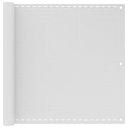 Schermo per balcone 90 x 500 cm bianco HDPE 02_0010059