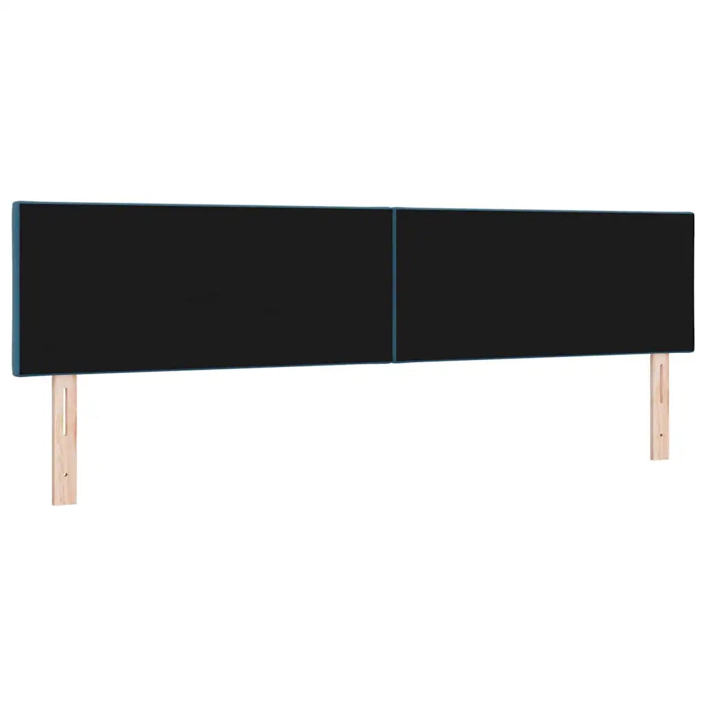 Testiera | Testata LED Blu Scuro 200 cm Velluto