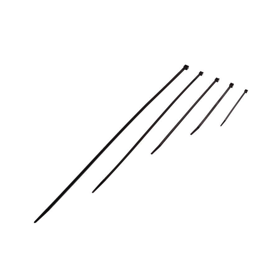 FASCETTE CABLAGGI 25 PEZZI NERE 3.6X200MM, D SERRAGGIO 2-50MM, CE