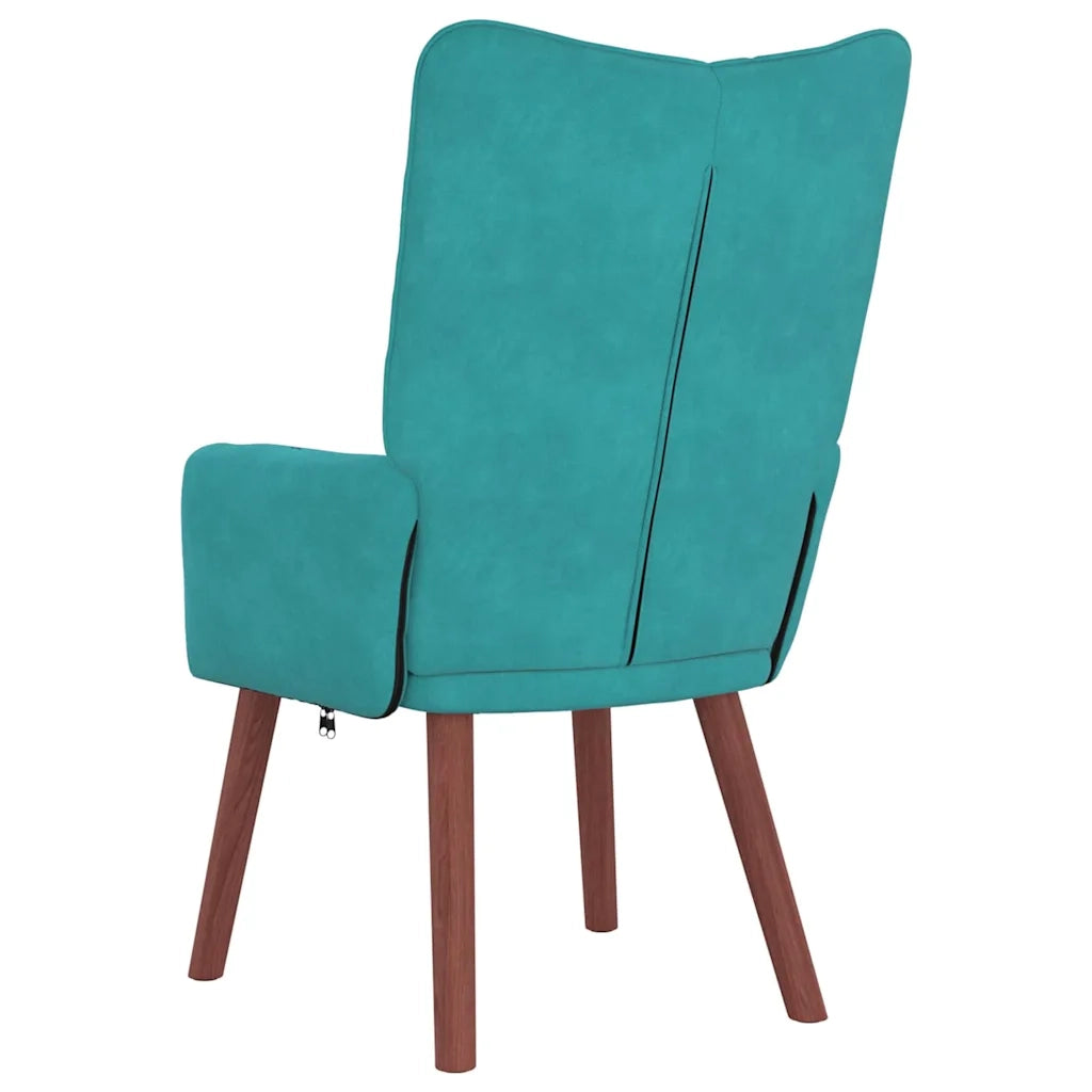 poltrona Turchese 63 x 67 x 94 cm Velluto 42001823