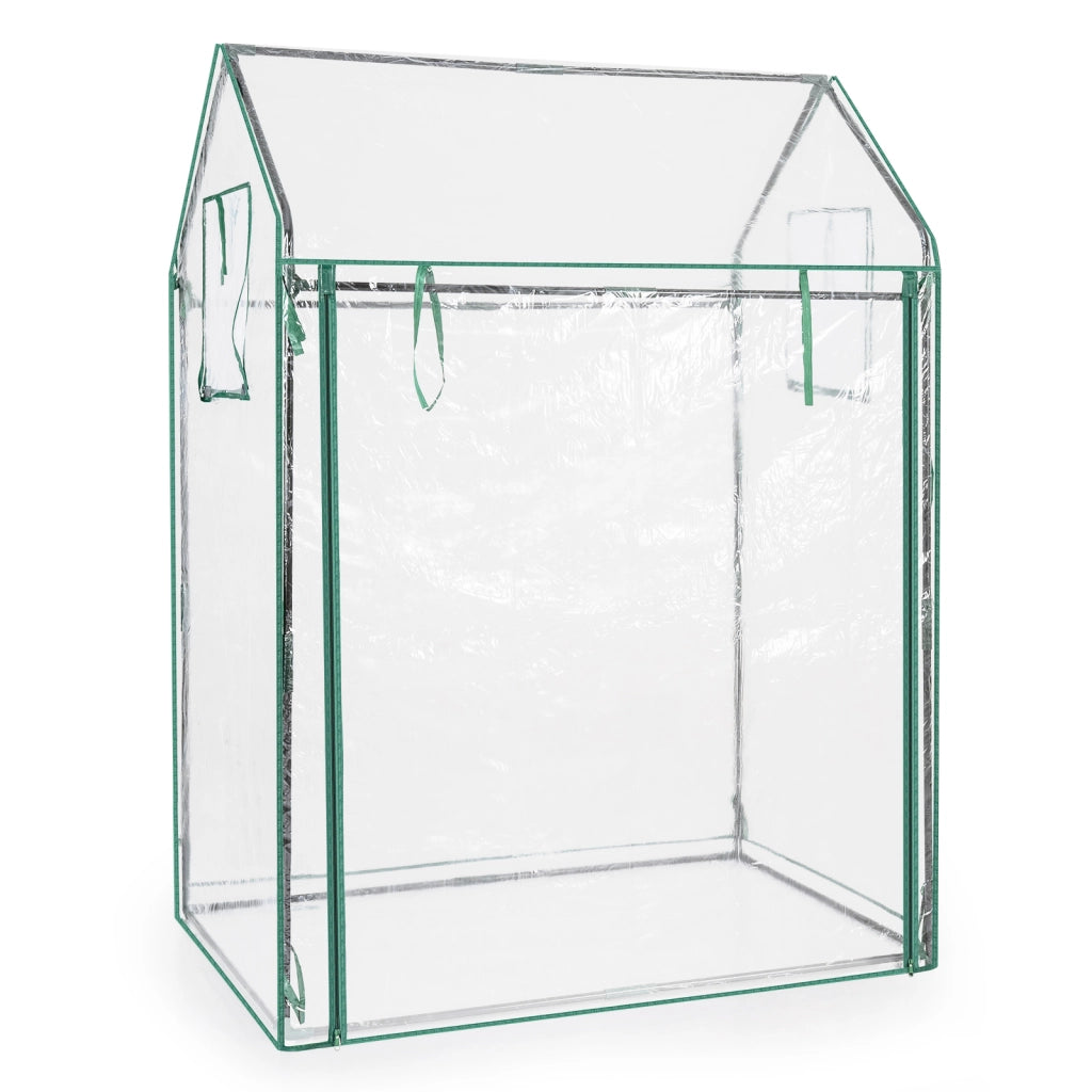 Serra mini pomodori pvc trasparente rete ombreggiatura porta finestre-Serra piccola protettiva sole 129x80x173cm per esterno interno