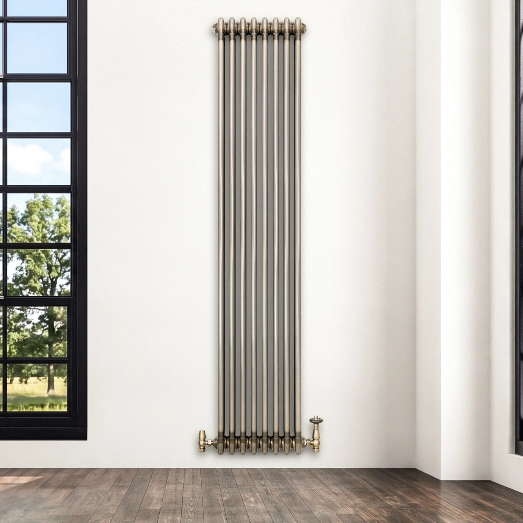 Radiatore 3 Colonne Verticale Metallo Grezzo 1800x380 mm