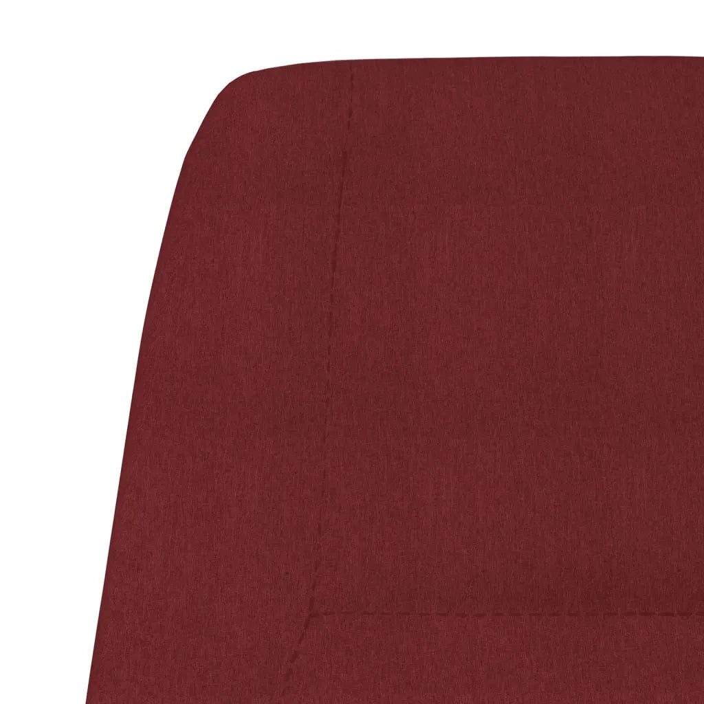 Sedia Relax Rosso Vino in Tessuto 341391
