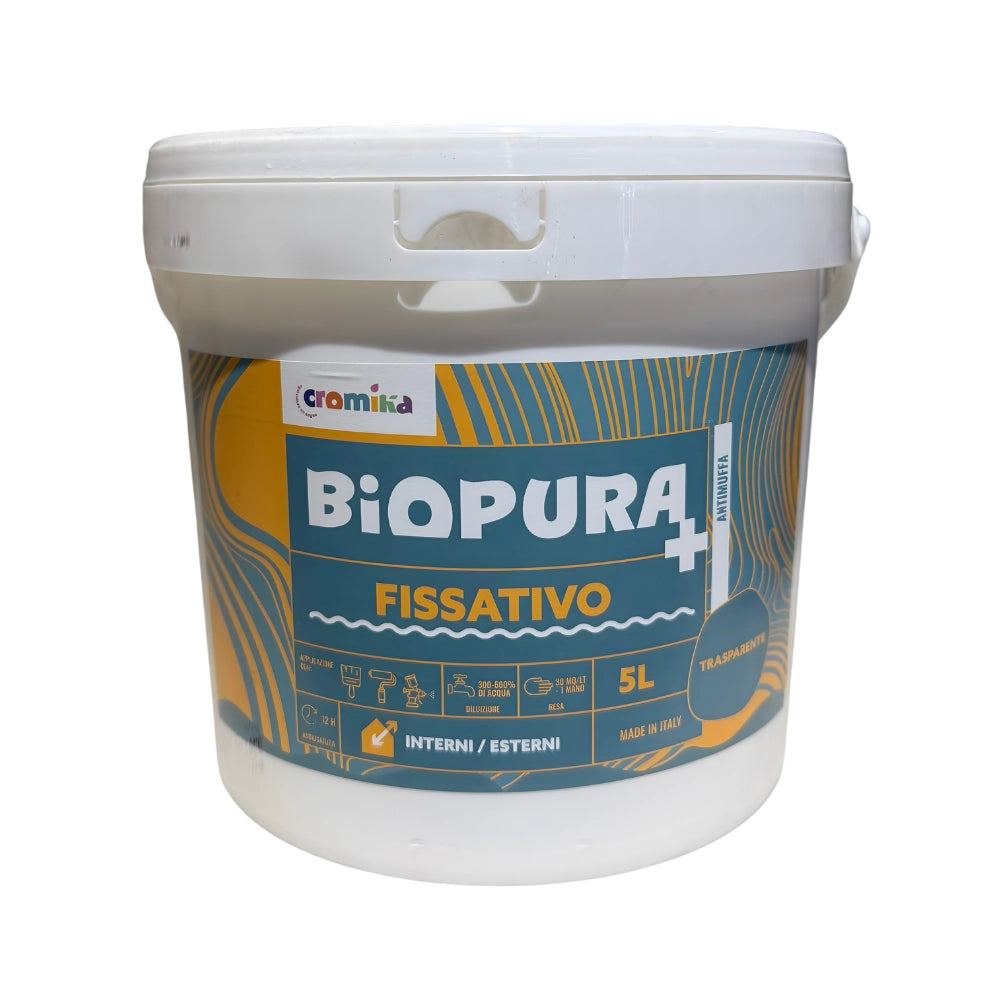 Fissativo antimuffa anticondensa alta concentrazione linea biopura cromika *** formato 5 lt, confezione 1