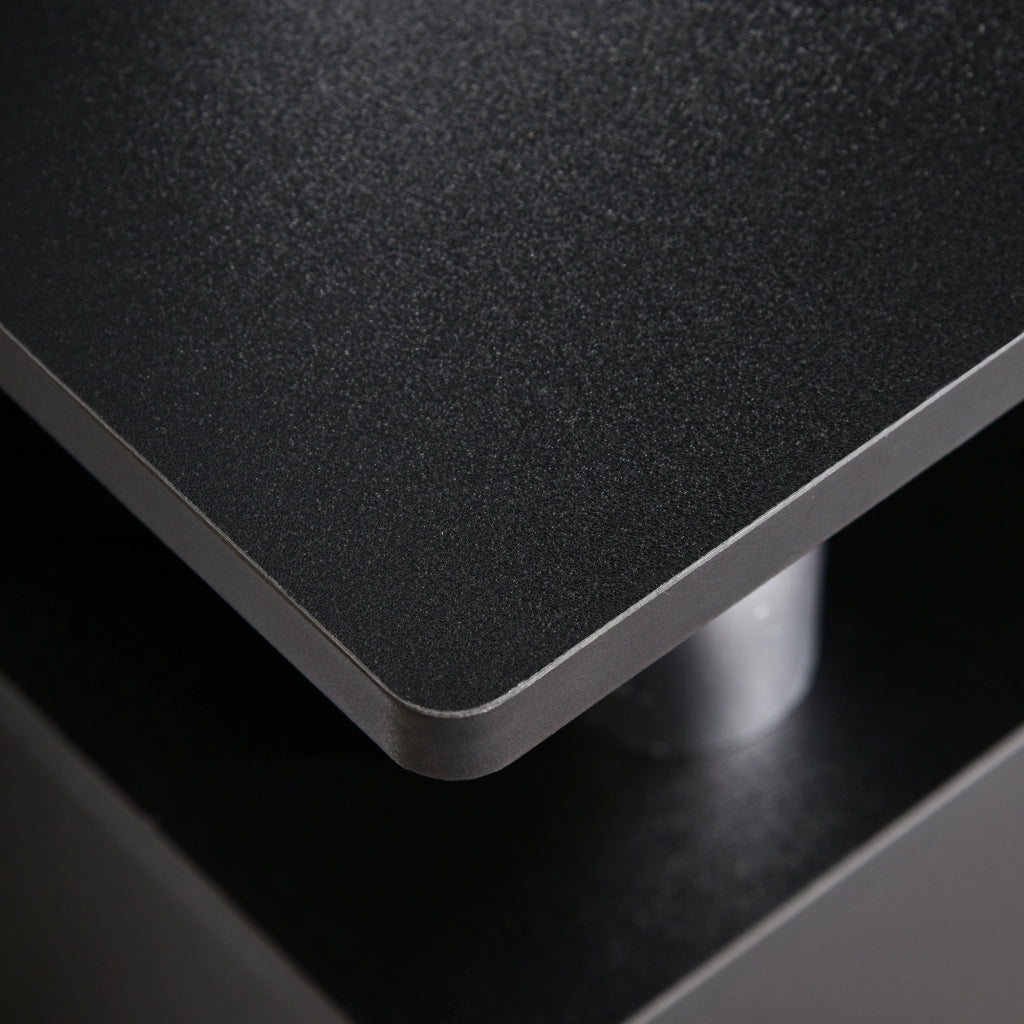 Mobile TV Classico con 2 Ripiani e 2 Ante Nero ¨C Minimal ¨C 120x30x50 cm