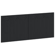 Testiera da Muro ALKMAAR Nero Legno ingegnerizzato 896306