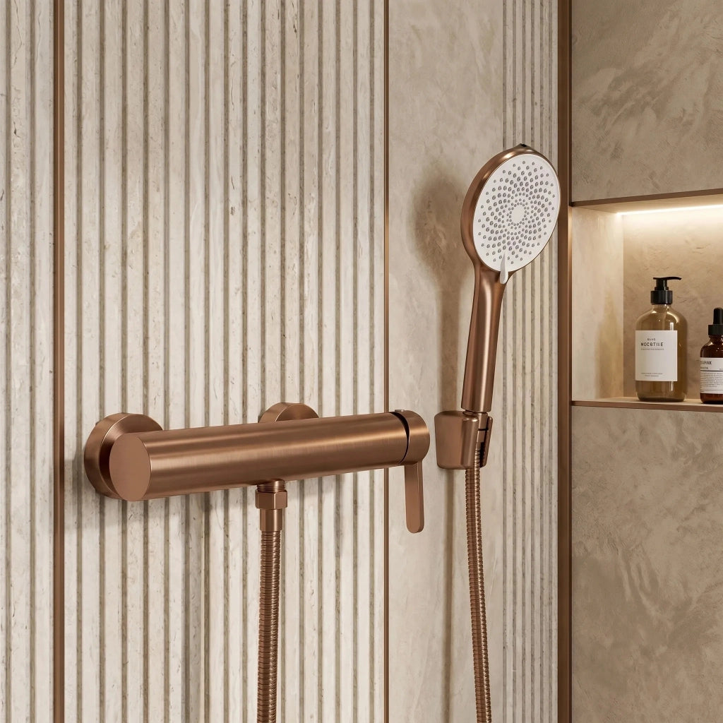 Rubinetto Per Vasca Rea Ontario Side Brush Copper