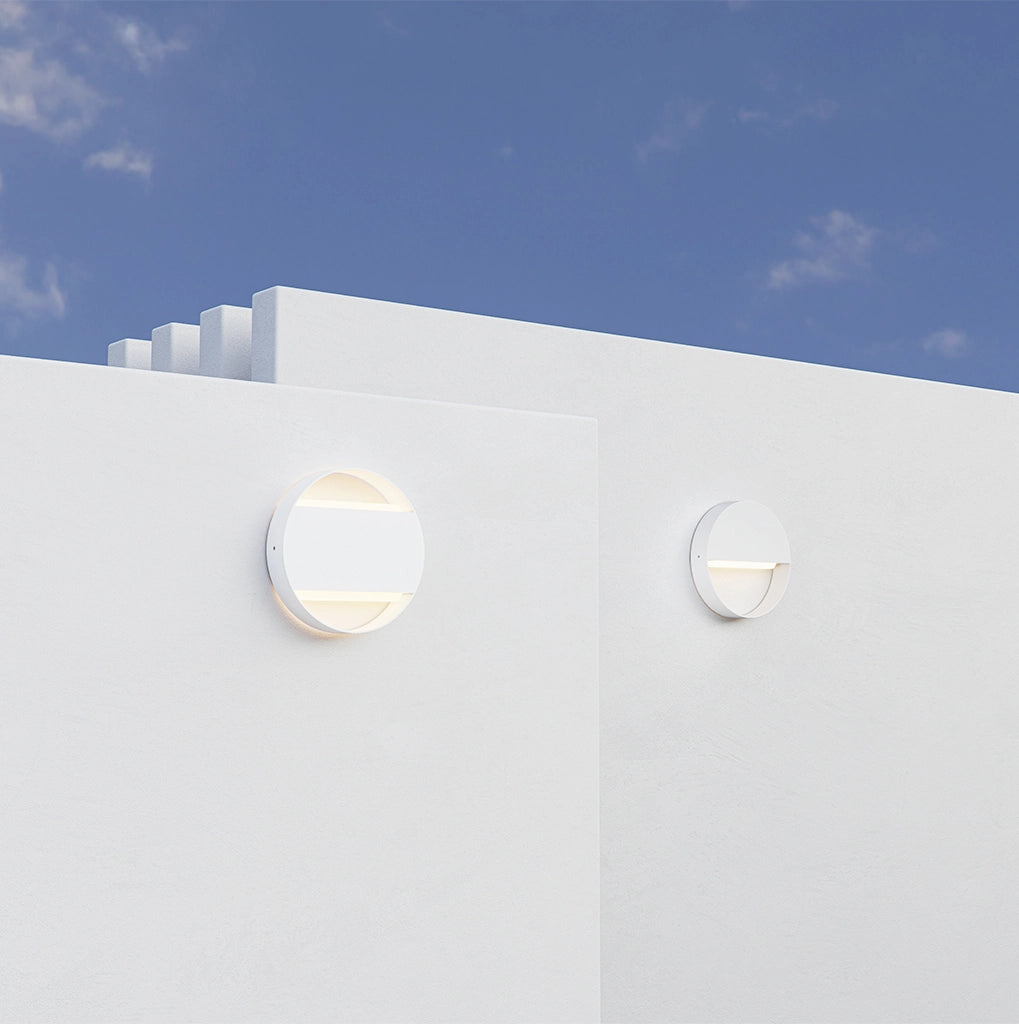 Base Mini per Clos da Suolo 30cm Bianco Opaco - Accessorio di completamento per lampade LED outdoor - Beneito & Faure