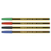 Set 10 Penne Staedtler Blu Nere Rosse + Post it Omaggio