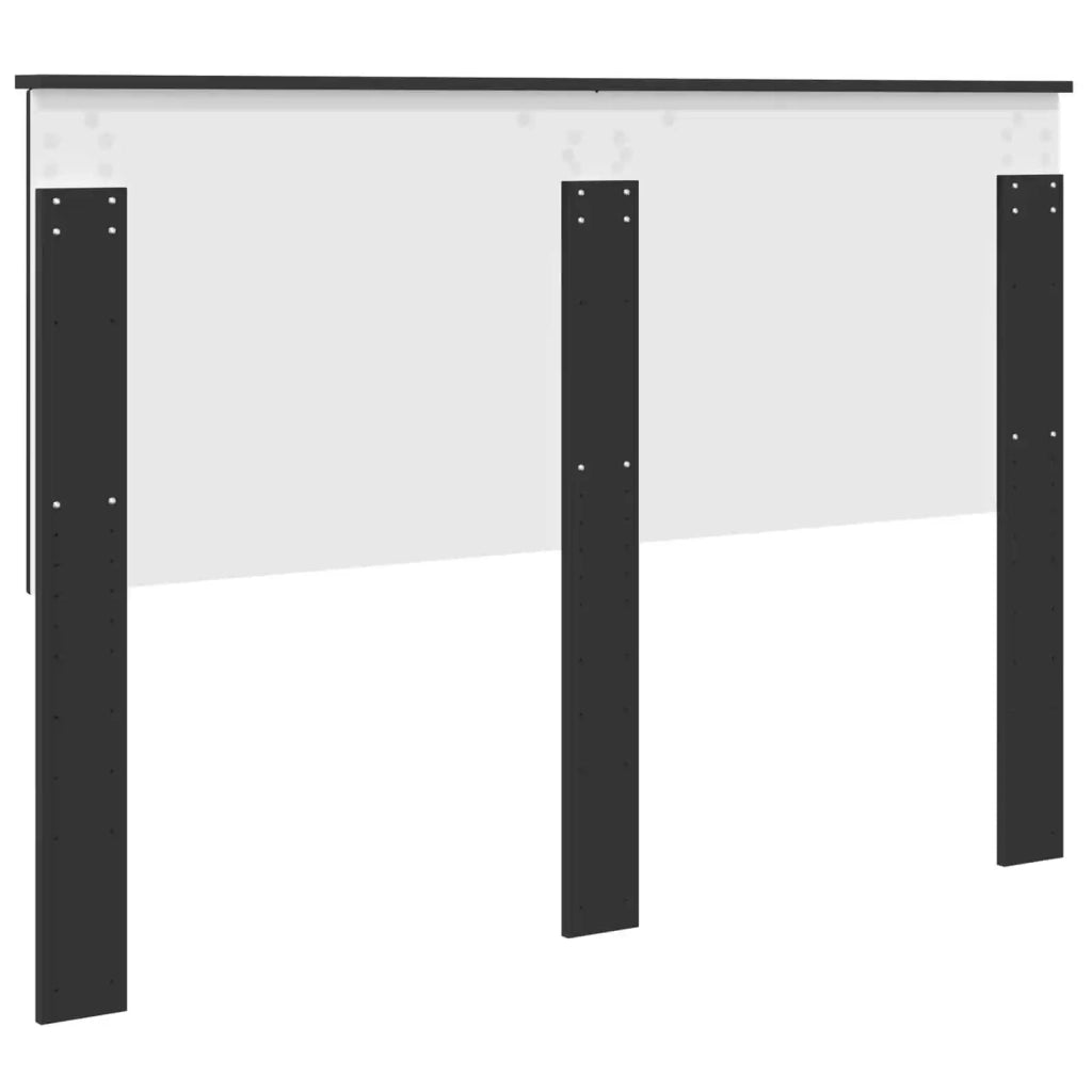 Testiera | Testata con Testiera | Testata Rovere Nero 140 cm Legno multistrato