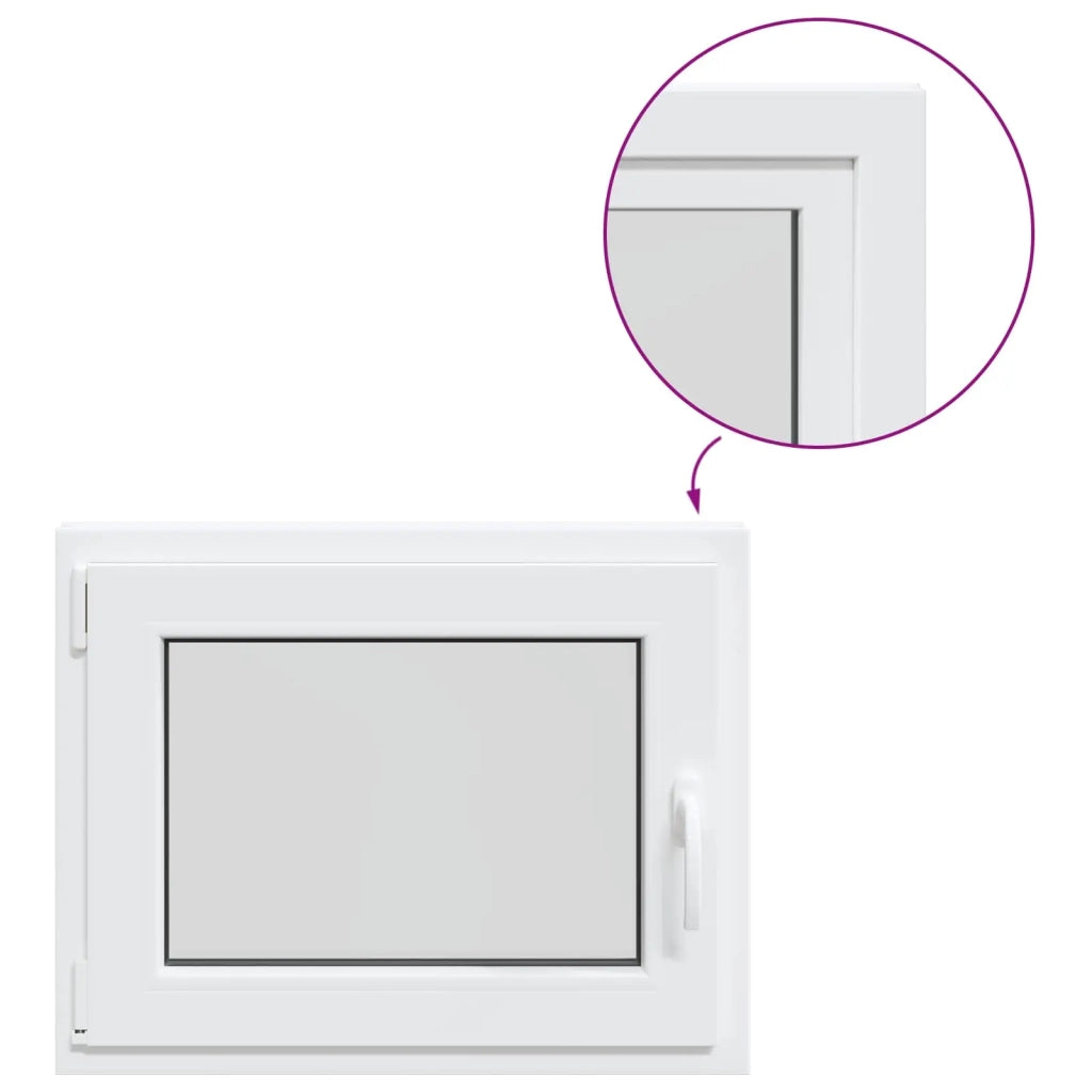 Finestra per Soffitta RISOR 50 x 55 cm PVC e Vetro 42047841
