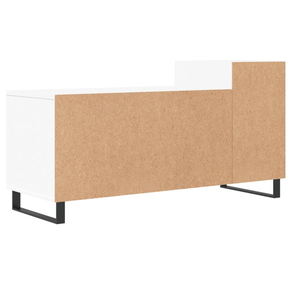 Mobile Porta TV-Mobile per TV-Credenza TV Bianco 100x35x55 cm in Legno Multistrato 191868