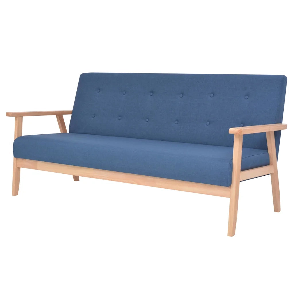 Set di Divani 2 pz in Tessuto Blu 274914