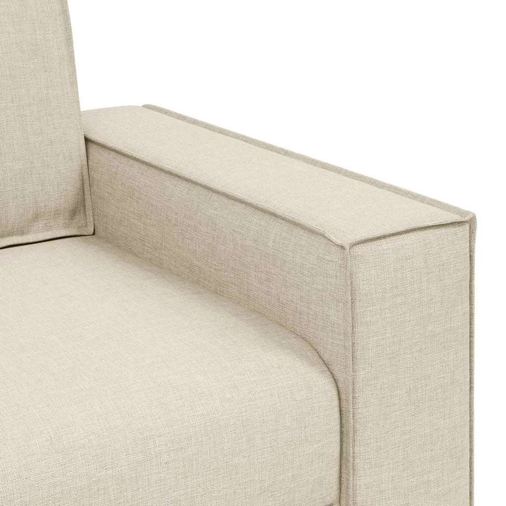 Set di divani 3 pcs Beige 220 x 80 x 84 cm Tessuto misto lino 3324604