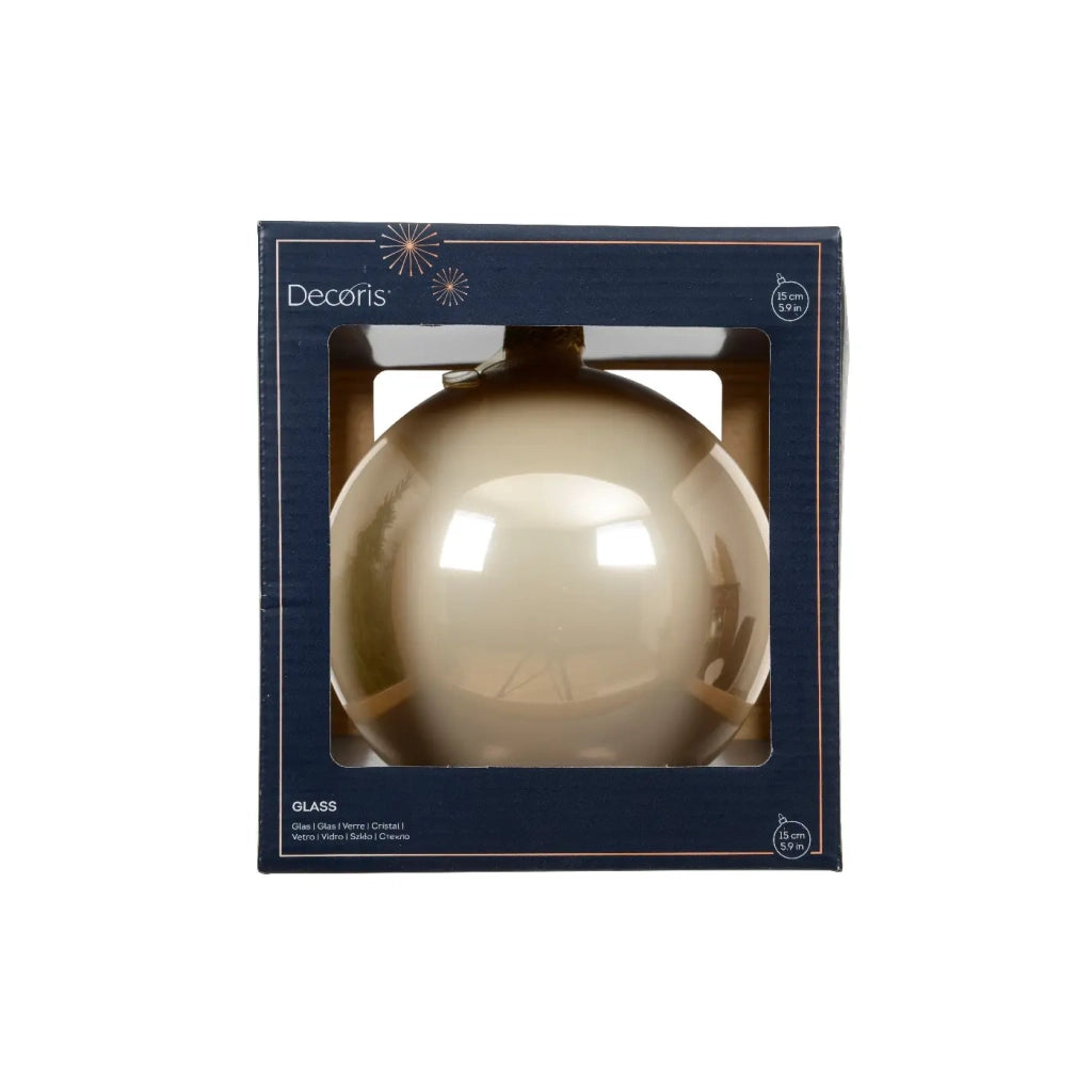 Pallina Vt opaco perla d8cm