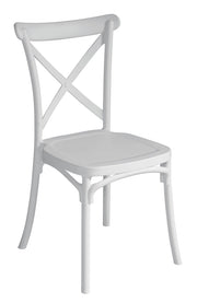 Cheonda - Sedia Trattoria In Polipropilene  1 Pz Colore: Bianco