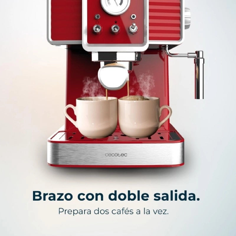 CECOTEC 01727 - Power Espresso 20 Tradizionale Light Red