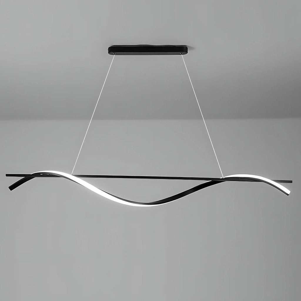 Lampada A Sospensione Lhj019-cp 120 Cm Nero