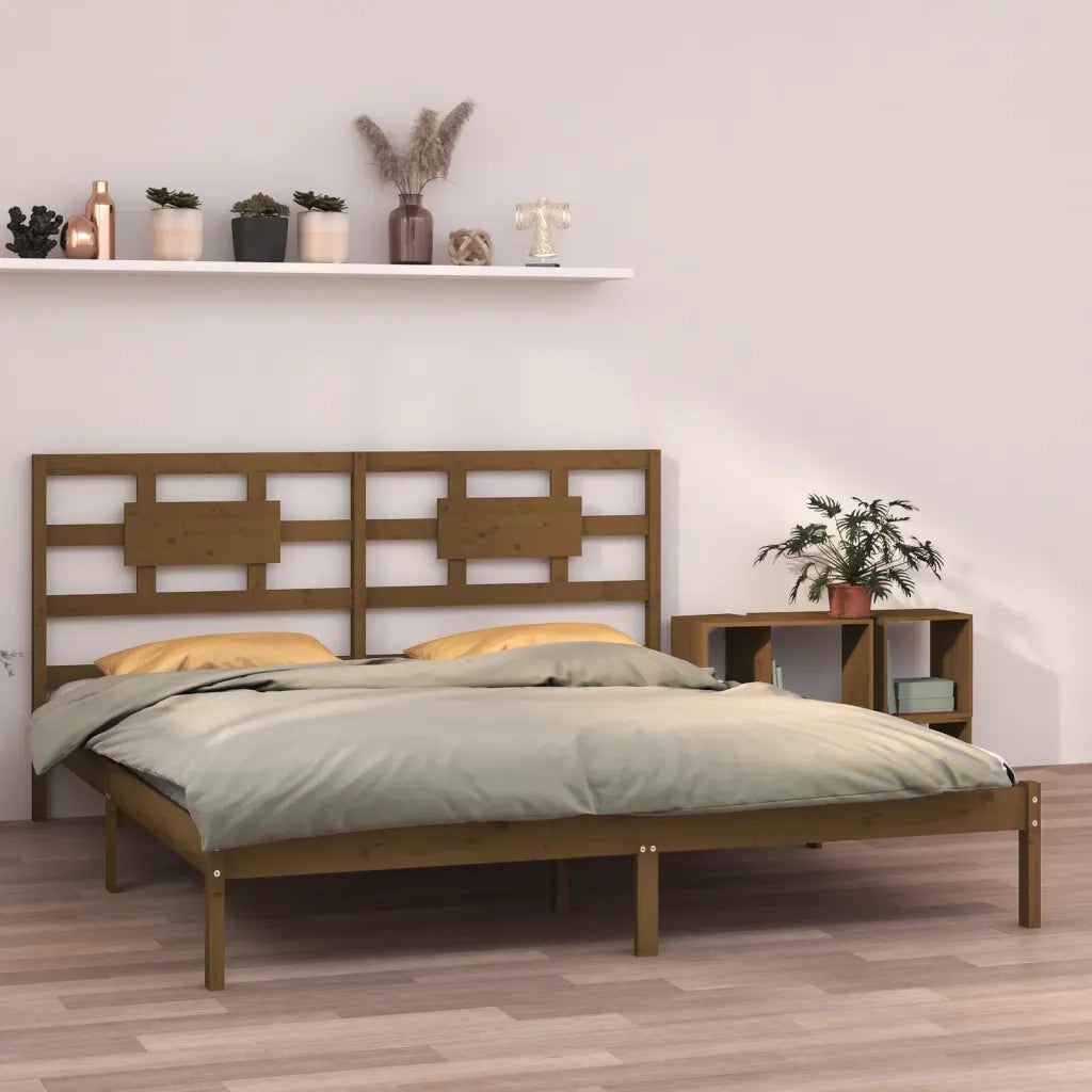 Giroletto senza Materasso Ambra 200x200 Legno Massello