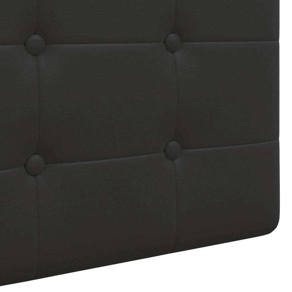 Testiera sospesa Con luce LED Nero Similpelle 3424510