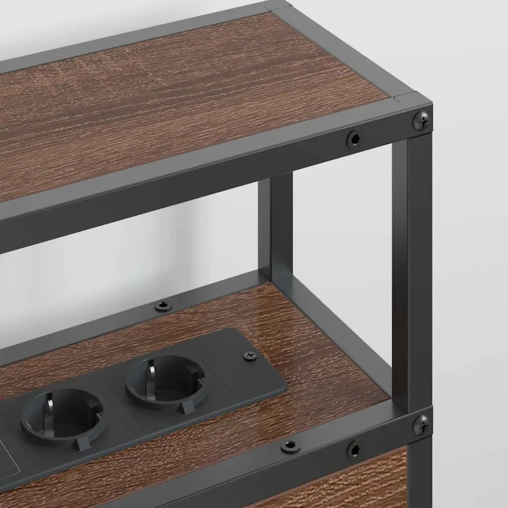 Testiera | Testata contenitore Rovere marrone Legno multistrato