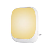 Luce notte presa con crepuscolare bianca quadrata dimmer LED 0,5W