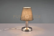MATS II LAMPADA ACCIAIO PARALUME GRIGIO H.24CM 1 LUCE ATTACCO E14
