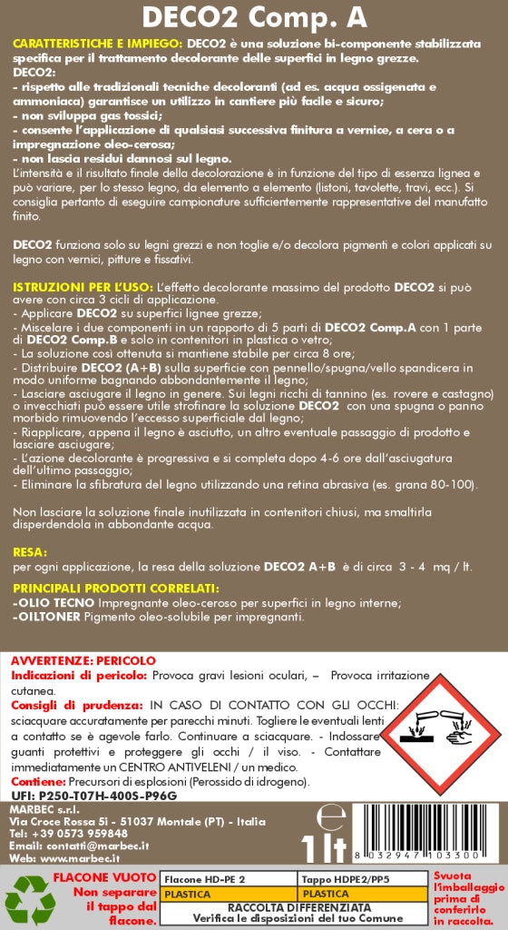 Decapante DECO2 (Comp.A 1LT + Comp.B 200ML)