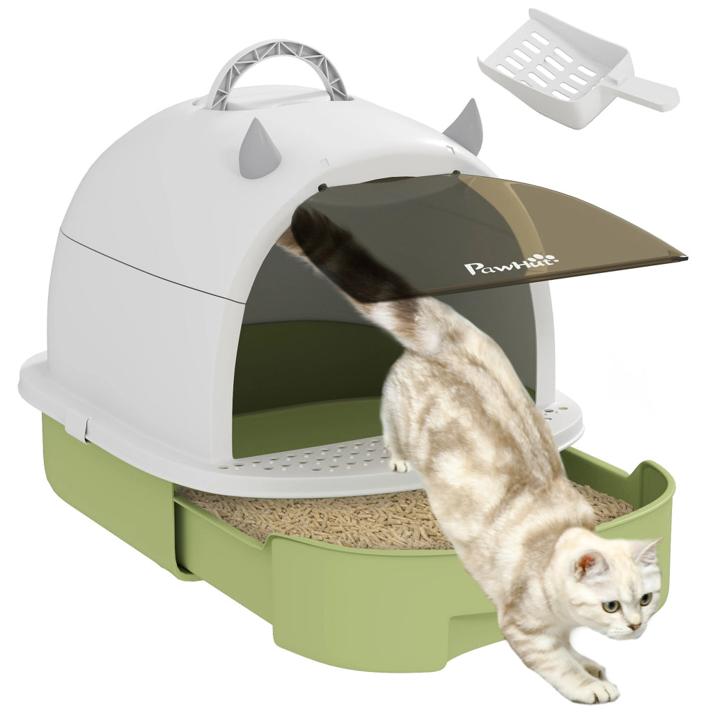 Casetta per gatti chiusa ¨C Minimal ¨C 40,5x52x39 cm verde
