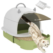 Casetta per gatti chiusa ¨C Minimal ¨C 40,5x52x39 cm verde