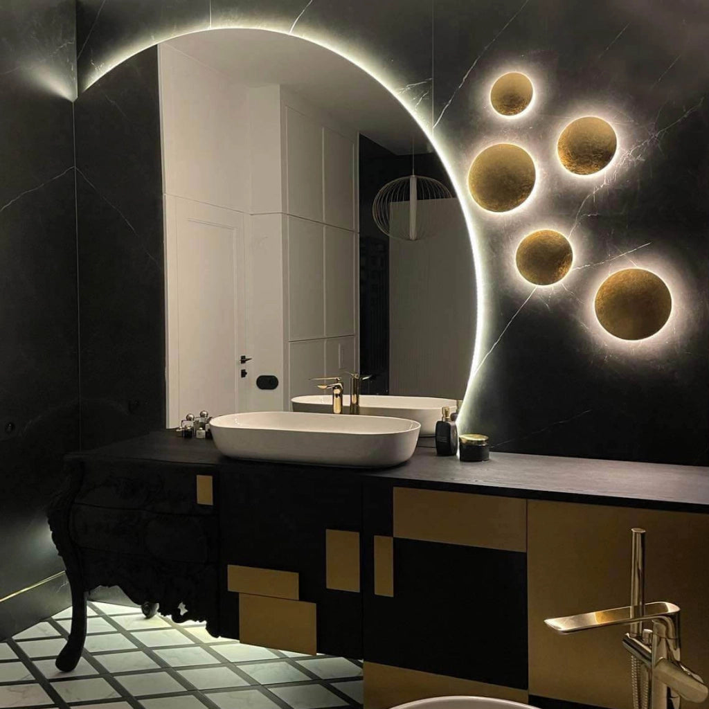 Plafoniera LED Platillo 6W nera alluminio 16cm Light Prestige