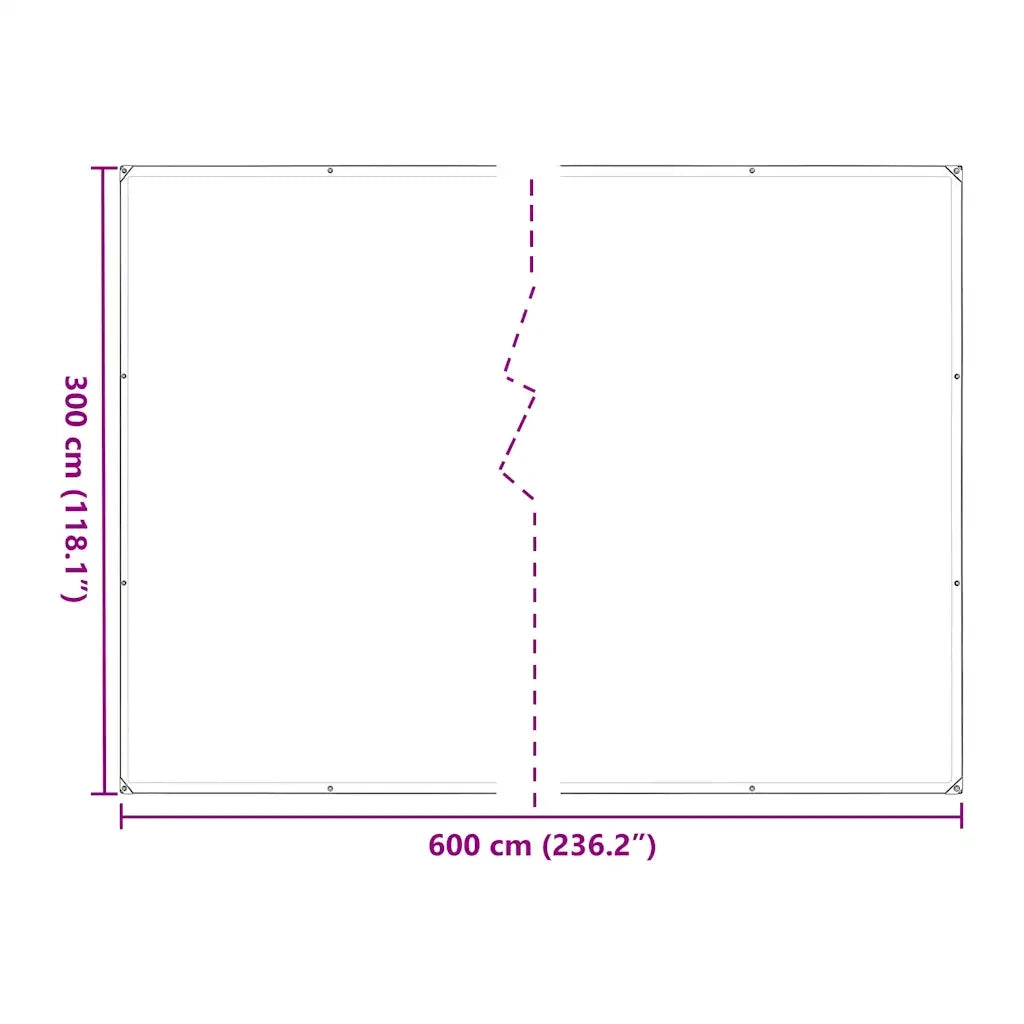 Copertura per Piante con Occhielli 3x6 m in Polietilene 3308691