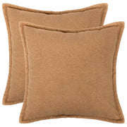 Federa 2 pcs HOUTEN Beige 35 x 35 cm Bouclé 916471