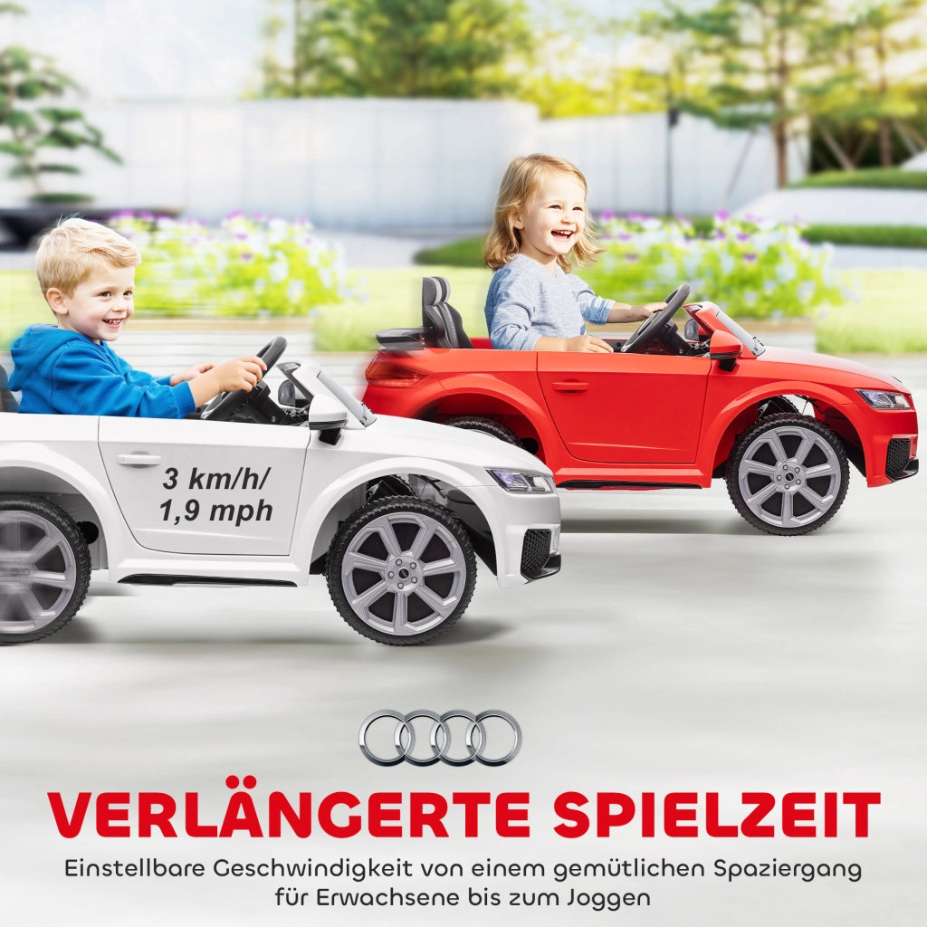 Auto Elettrica per Bambini Audi TT RS Roadster ¨C Minimal ¨C Bianco
