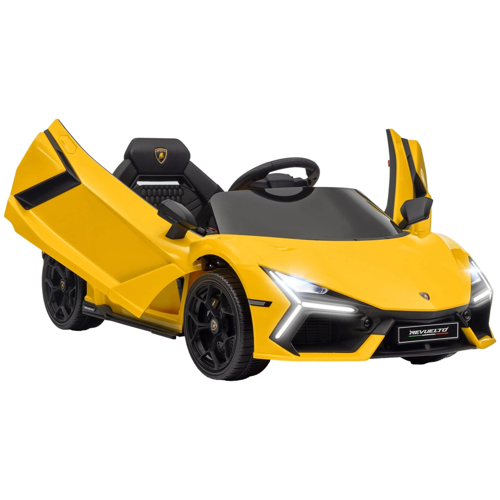 Auto elettrica per bambini ¨C Minimal ¨C 12V telecomando giallo