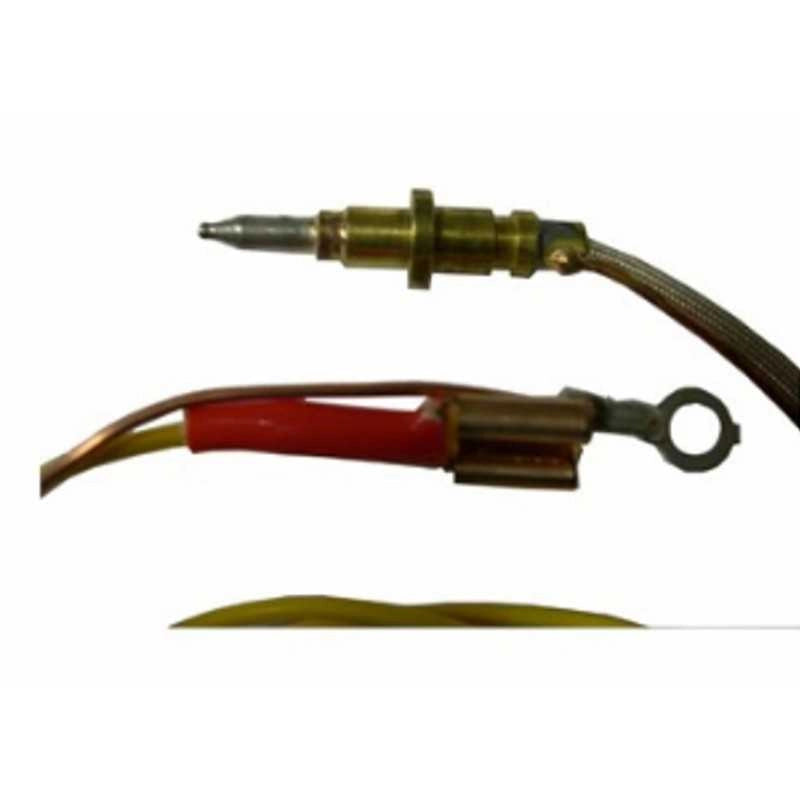 TERMOCOPPIA DOPPIO CAVO SICURGAS PIANI COTTURA sonda 90cm testa 34mm Faston - UNIVERSALE