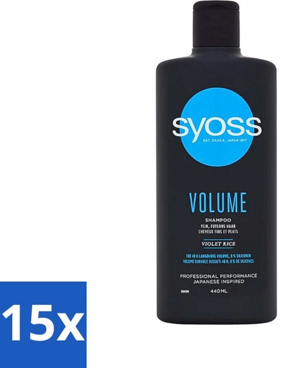 15 x Shampoo per Capelli con Volume - 440 ml