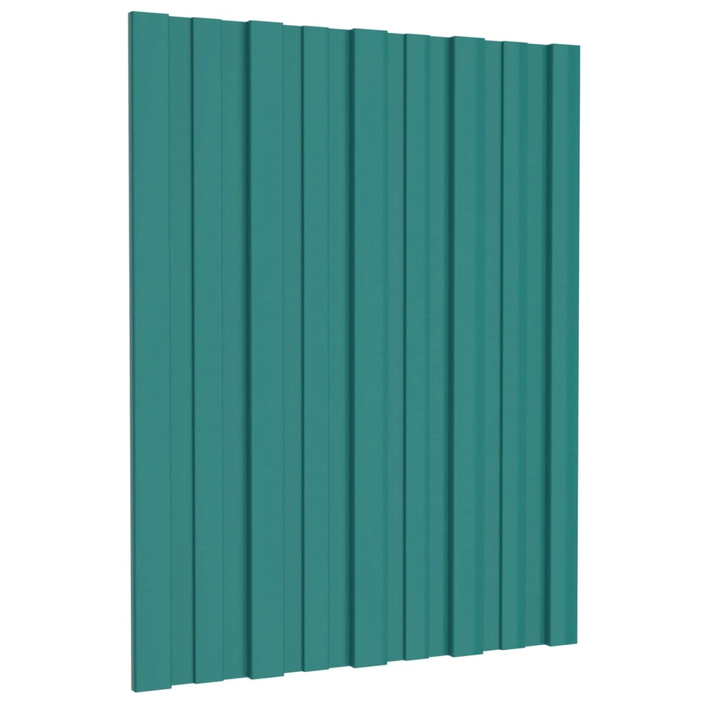 Pannello per tetto 36 pcs Verde 60 x 45 cm Acciaio zincato 42047101