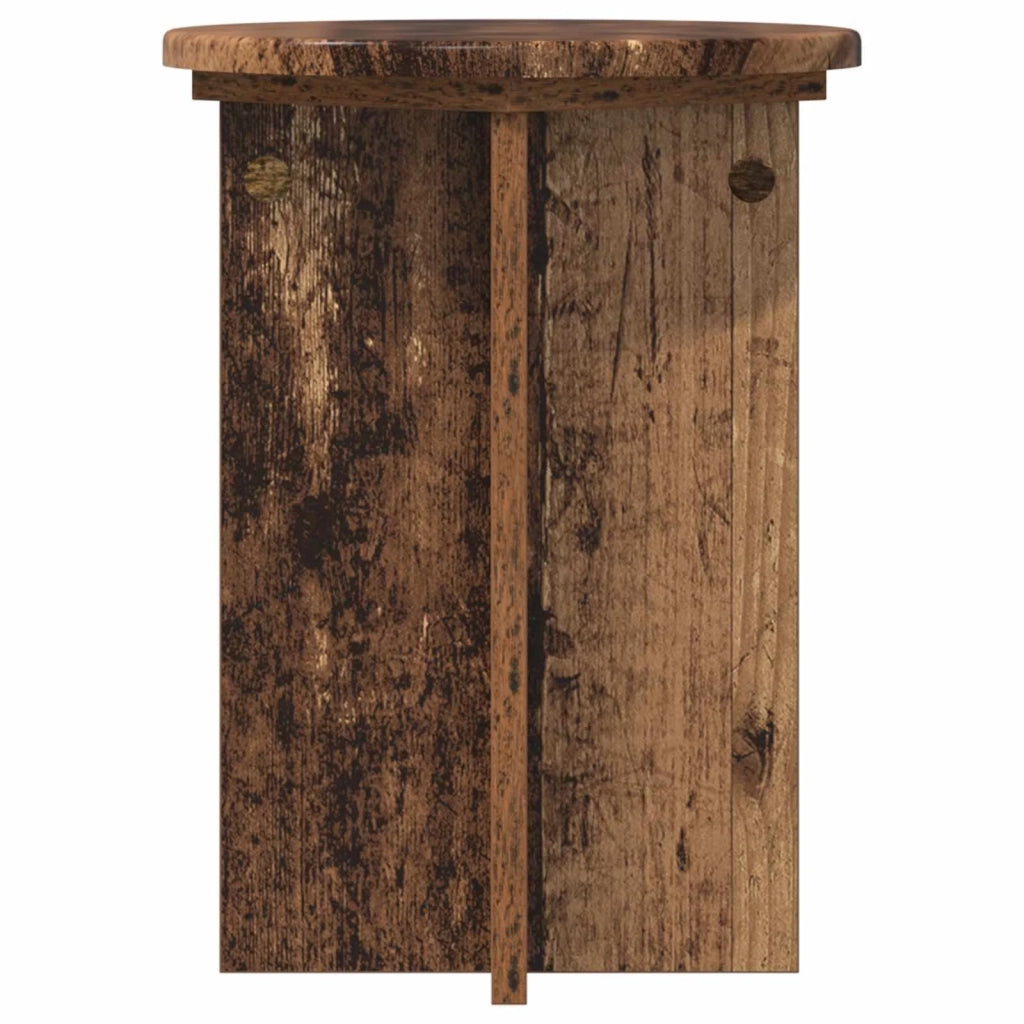 Supporto per piante 2 pcs Legno antico Ø29,5 x 40 cm 899742